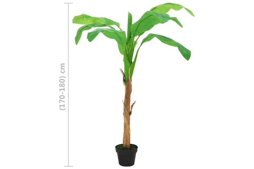 Artificial Banana Tree With Pot 180 Cm Green Artificial Banana Tree With Pot 180 Cm Green