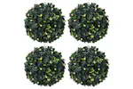 Artificial Boxwood Balls With Led Lights 4 Pcs Green 12 Cm Artificial Boxwood Balls With Led Lights 4 Pcs Green 12 Cm