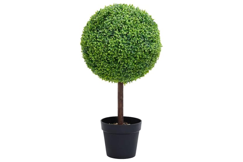 Artificial Boxwood Plant With Pot Ball Shaped Green 50 Cm Artificial Boxwood Plant With Pot Ball Shaped Green 50 Cm