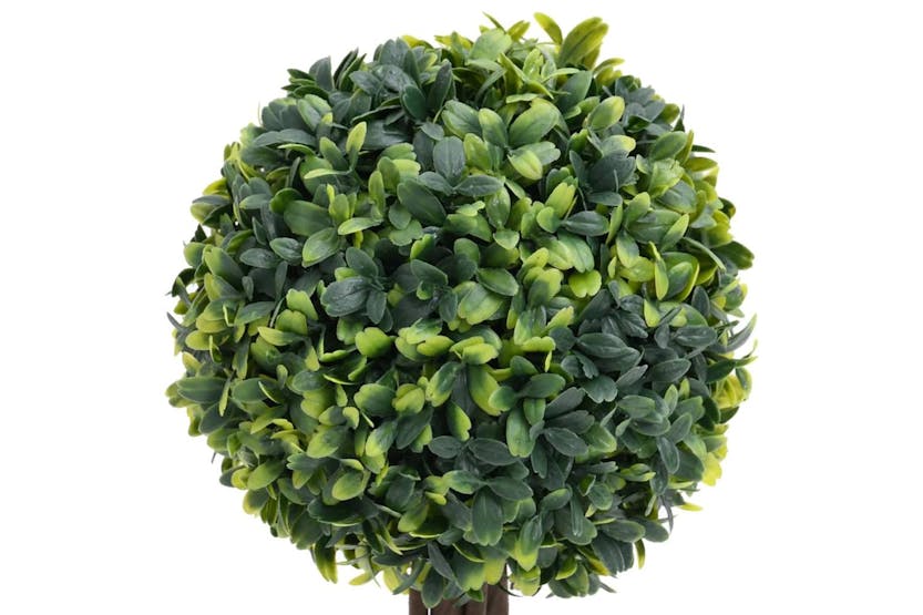Artificial Boxwood Plants 2 Pcs With Pots Ball Shaped Green 56 Cm Artificial Boxwood Plants 2 Pcs With Pots Ball Shaped Green 56 Cm