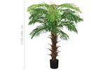 Artificial Cycas Palm With Pot 140 Cm Green Artificial Cycas Palm With Pot 140 Cm Green