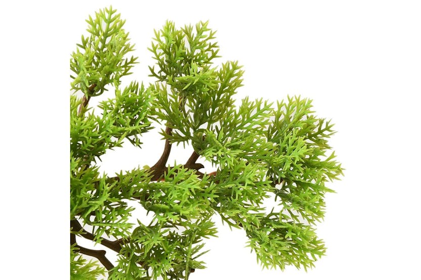 Artificial Cypress Bonsai With Pot 60 Cm Green Artificial Cypress Bonsai With Pot 60 Cm Green