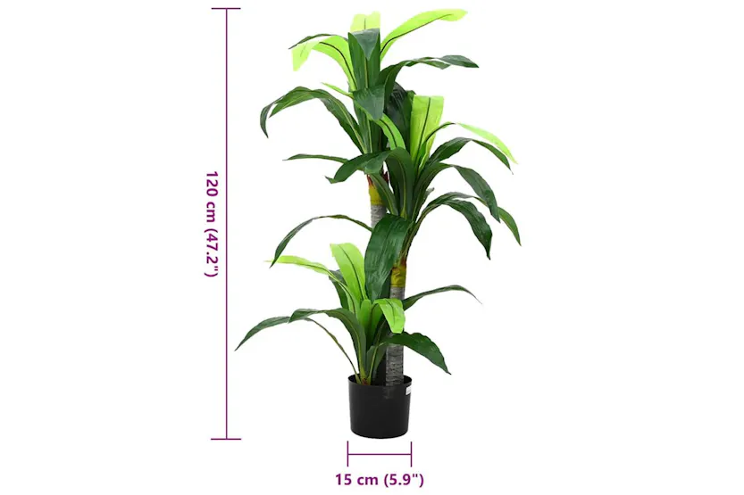 Artificial Dracaena Tree 36 Leaves 120 Cm Green Artificial Dracaena Tree 36 Leaves 120 Cm Green