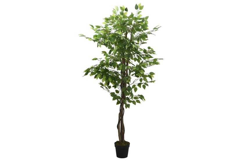 Artificial Ficus Tree 630 Leaves 120 Cm Green Artificial Ficus Tree 630 Leaves 120 Cm Green