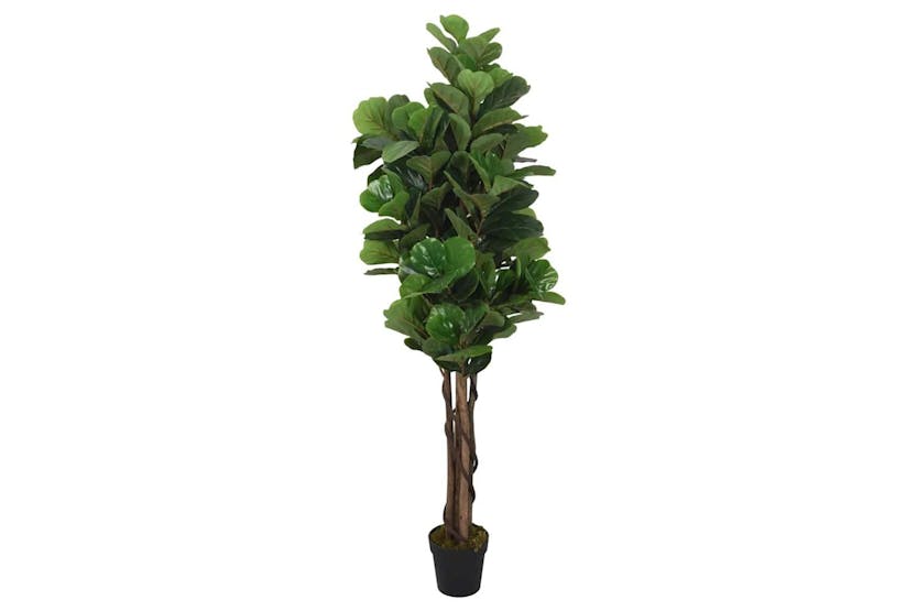 Artificial Fiddle Leaf Fig Tree 134 Leaves 120 Cm Green Artificial Fiddle Leaf Fig Tree 134 Leaves 120 Cm Green