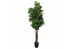 Artificial Fiddle Leaf Fig Tree 232 Leaves 180 Cm Green Artificial Fiddle Leaf Fig Tree 232 Leaves 180 Cm Green