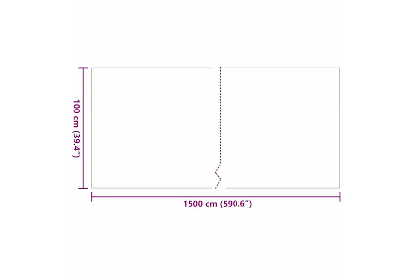 Artificial Grass Black 15 X 1 M Polypropylene Artificial Grass Black 15 X 1 M Polypropylene