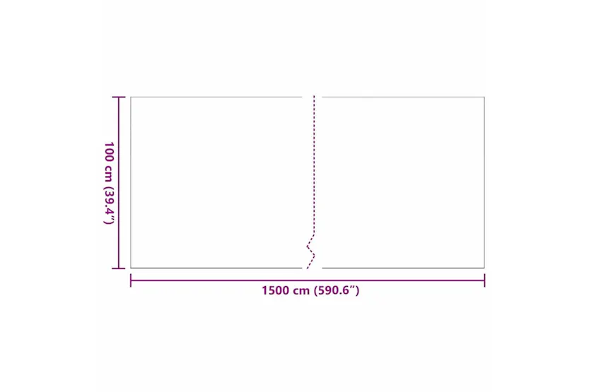Artificial Grass Black 15 X 1 M Polypropylene Artificial Grass Black 15 X 1 M Polypropylene