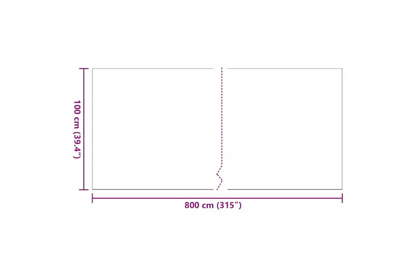Artificial Grass Black 8 X 1 M Polypropylene Artificial Grass Black 8 X 1 M Polypropylene