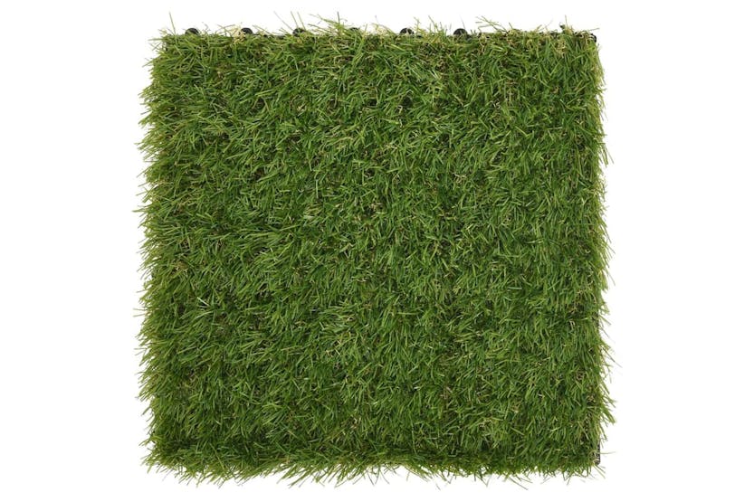 Artificial Grass Tiles 11 Pcs Green 30x30 Cm Artificial Grass Tiles 11 Pcs Green 30x30 Cm