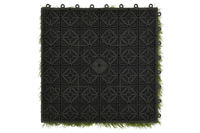 Artificial Grass Tiles 11 Pcs Green 30x30 Cm Artificial Grass Tiles 11 Pcs Green 30x30 Cm
