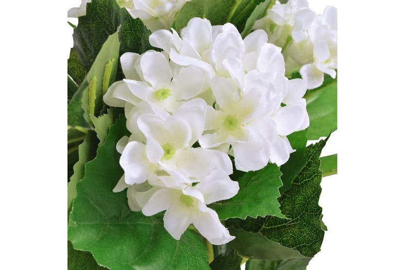 Artificial Hydrangea Plant With Pot 60 Cm White Artificial Hydrangea Plant With Pot 60 Cm White