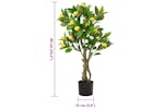 Artificial Lemon Tree 234 Leaves 90 Cm Green Artificial Lemon Tree 234 Leaves 90 Cm Green