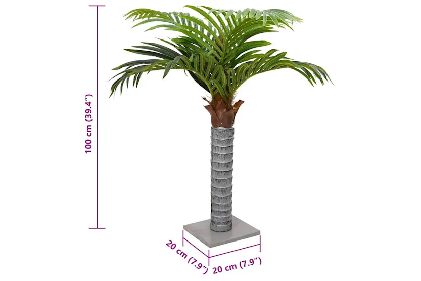 Artificial Palm Tree 6 Leaves 100 Cm Green Artificial Palm Tree 6 Leaves 100 Cm Green