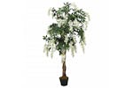 Artificial Wisteria Tree 1260 Leaves 180 Cm Green And White Artificial Wisteria Tree 1260 Leaves 180 Cm Green And White
