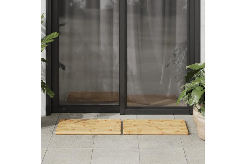 Bath Mats 2 Pcs 50x35 Cm Bamboo Bath Mats 2 Pcs 50x35 Cm Bamboo