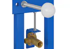 Bathroom Wall Support Manual Blue 50 X 175 X 136 Cm Steel Bathroom Wall Support Manual Blue 50 X 175 X 136 Cm Steel