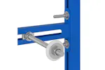 Bathroom Wall Support Manual Blue 50 X 175 X 136 Cm Steel Bathroom Wall Support Manual Blue 50 X 175 X 136 Cm Steel