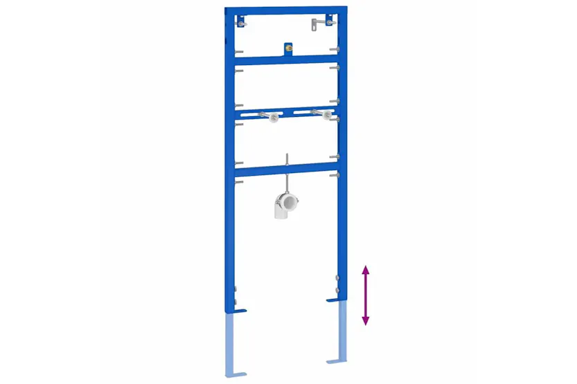 Bathroom Wall Support Manual Blue 50 X 175 X 136 Cm Steel Bathroom Wall Support Manual Blue 50 X 175 X 136 Cm Steel