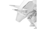 Bull Sculpture Silver 74 X 23 X 39 Cm Aluminium Bull Sculpture Silver 74 X 23 X 39 Cm Aluminium