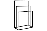 Freestanding Towel Rack Black 48x24x79 Cm Iron Freestanding Towel Rack Black 48x24x79 Cm Iron