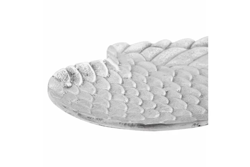 Fruit Basket 2 Pcs Silver 40 X 18 X 4 Cm Aluminium Fruit Basket 2 Pcs Silver 40 X 18 X 4 Cm Aluminium