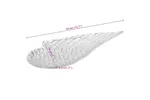Fruit Basket 2 Pcs Silver 40 X 18 X 4 Cm Aluminium Fruit Basket 2 Pcs Silver 40 X 18 X 4 Cm Aluminium