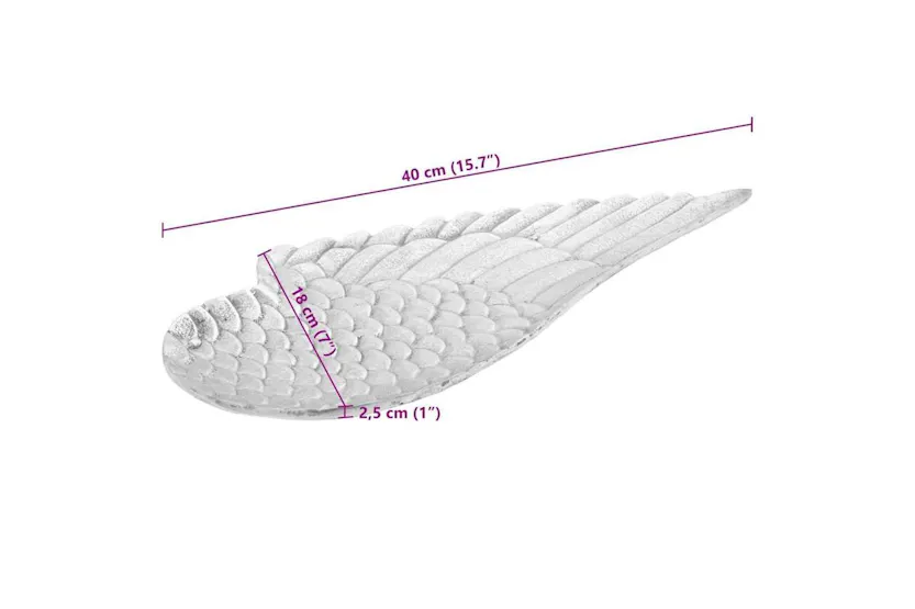 Fruit Basket 2 Pcs Silver 40 X 18 X 4 Cm Aluminium Fruit Basket 2 Pcs Silver 40 X 18 X 4 Cm Aluminium