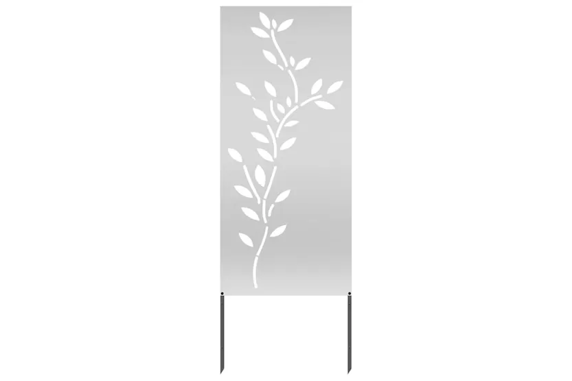 Garden Decorative Panel Silver 50 X140cm Galvanised Steel Garden Decorative Panel Silver 50 X140cm Galvanised Steel