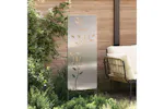 Garden Decorative Panel Silver 50 X140cm Galvanised Steel Garden Decorative Panel Silver 50 X140cm Galvanised Steel