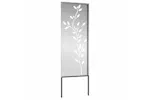 Garden Decorative Panel Silver 50 X140cm Galvanised Steel Garden Decorative Panel Silver 50 X140cm Galvanised Steel