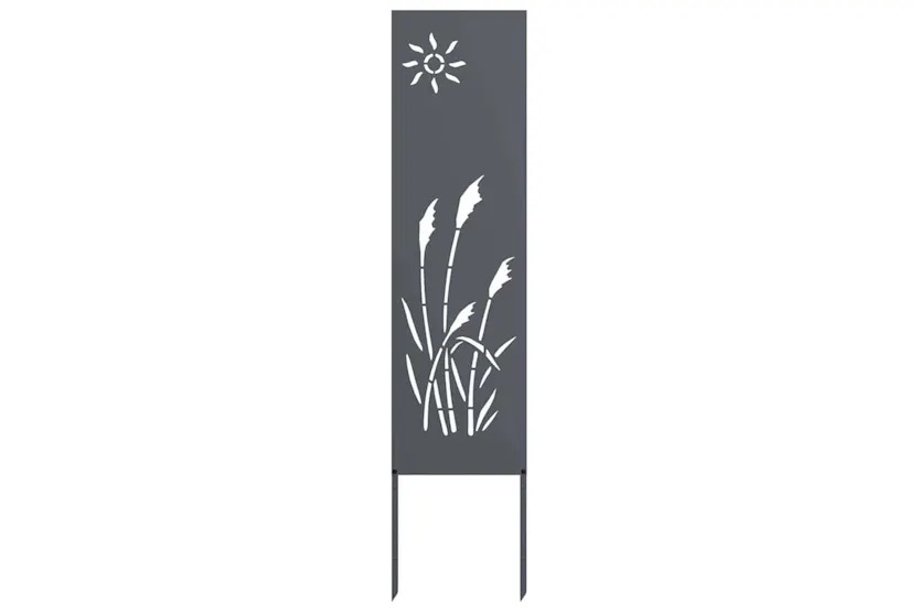 Garden Privacy Screen Anthracite 32 X140cm Cold-rolled Steel Garden Privacy Screen Anthracite 32 X140cm Cold-rolled Steel