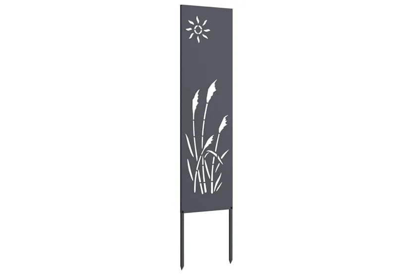 Garden Privacy Screen Anthracite 32 X140cm Cold-rolled Steel Garden Privacy Screen Anthracite 32 X140cm Cold-rolled Steel