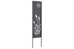 Garden Privacy Screen Anthracite 32 X140cm Cold-rolled Steel Garden Privacy Screen Anthracite 32 X140cm Cold-rolled Steel