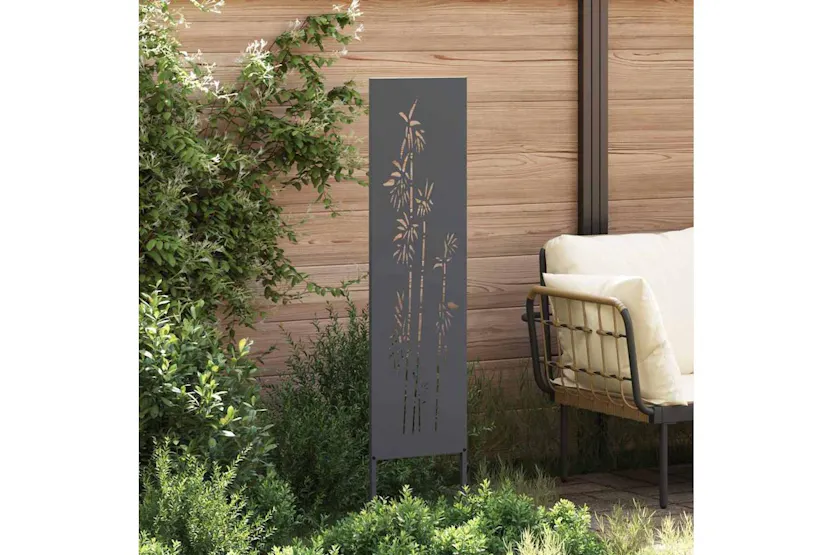 Garden Privacy Screen Anthracite 32 X140cm Cold-rolled Steel Garden Privacy Screen Anthracite 32 X140cm Cold-rolled Steel