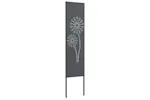 Garden Privacy Screen Anthracite 32 X140cm Cold-rolled Steel Garden Privacy Screen Anthracite 32 X140cm Cold-rolled Steel