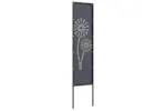 Garden Privacy Screen Anthracite 32 X140cm Cold-rolled Steel Garden Privacy Screen Anthracite 32 X140cm Cold-rolled Steel