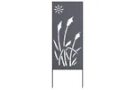 Garden Privacy Screen Anthracite 50 X140cm Cold-rolled Steel Garden Privacy Screen Anthracite 50 X140cm Cold-rolled Steel
