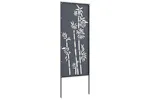 Garden Privacy Screen Anthracite 50 X140cm Cold-rolled Steel Garden Privacy Screen Anthracite 50 X140cm Cold-rolled Steel