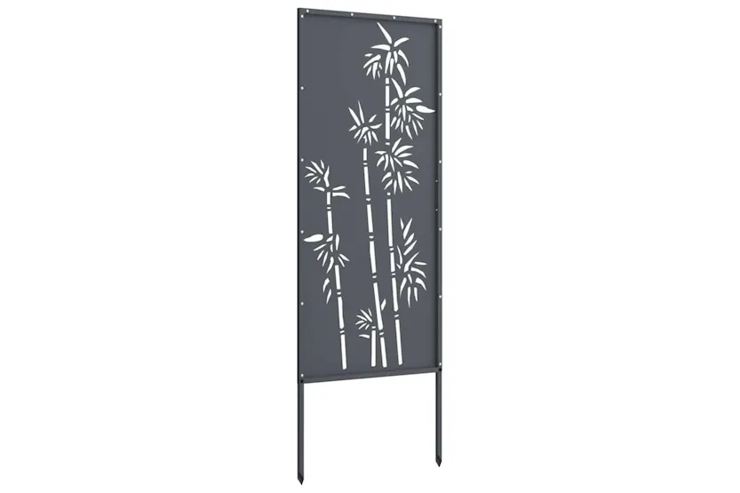 Garden Privacy Screen Anthracite 50 X140cm Cold-rolled Steel Garden Privacy Screen Anthracite 50 X140cm Cold-rolled Steel
