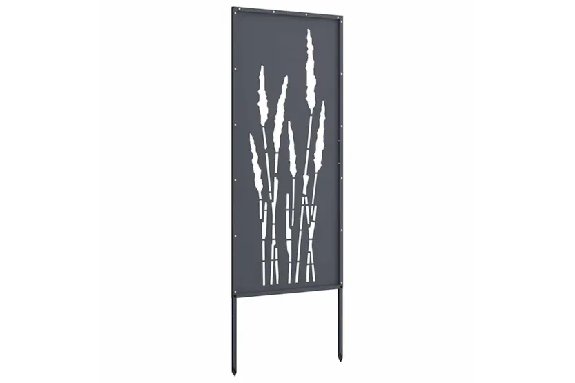 Garden Privacy Screen Anthracite 50 X140cm Cold-rolled Steel Garden Privacy Screen Anthracite 50 X140cm Cold-rolled Steel