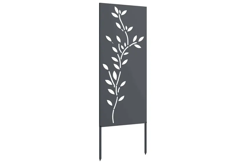 Garden Privacy Screen Anthracite 50 X140cm Cold-rolled Steel Garden Privacy Screen Anthracite 50 X140cm Cold-rolled Steel