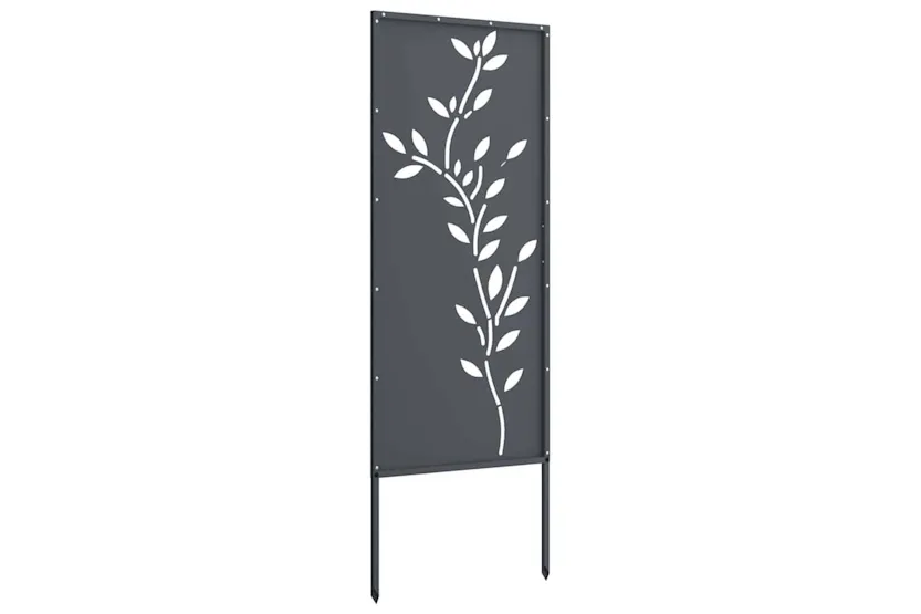 Garden Privacy Screen Anthracite 50 X140cm Cold-rolled Steel Garden Privacy Screen Anthracite 50 X140cm Cold-rolled Steel