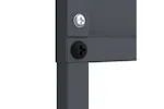 Garden Privacy Screen Anthracite 50 X140cm Cold-rolled Steel Garden Privacy Screen Anthracite 50 X140cm Cold-rolled Steel
