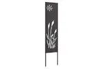Garden Privacy Screen Black 32 X140cm Cold-rolled Steel Garden Privacy Screen Black 32 X140cm Cold-rolled Steel