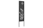 Garden Privacy Screen Black 32 X140cm Cold-rolled Steel Garden Privacy Screen Black 32 X140cm Cold-rolled Steel