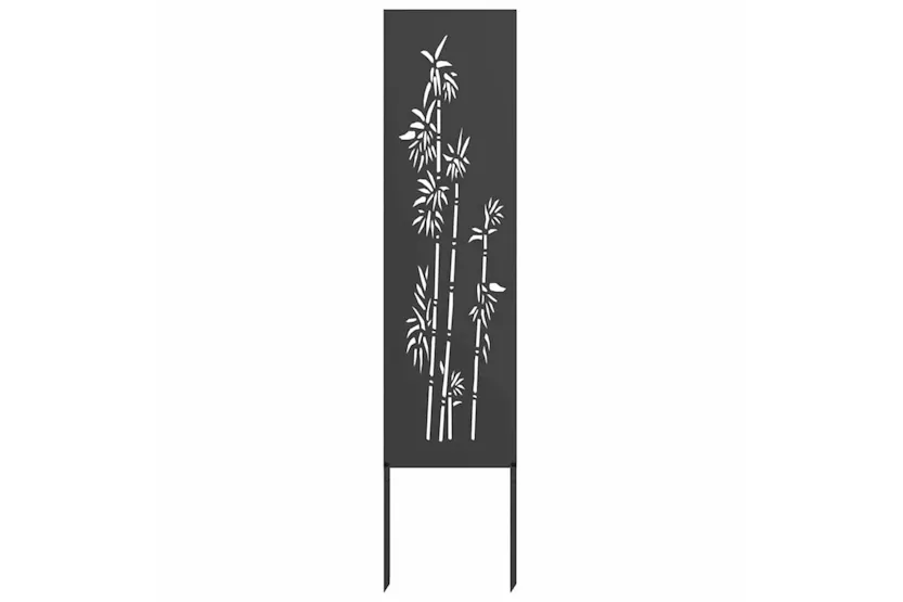 Garden Privacy Screen Black 32 X140cm Cold-rolled Steel Garden Privacy Screen Black 32 X140cm Cold-rolled Steel