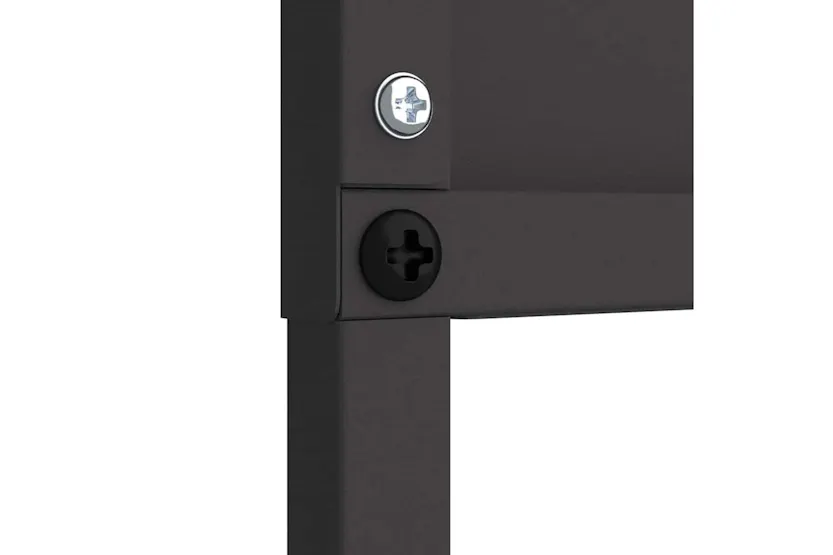 Garden Privacy Screen Black 32 X140cm Cold-rolled Steel Garden Privacy Screen Black 32 X140cm Cold-rolled Steel