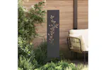 Garden Privacy Screen Black 32 X140cm Cold-rolled Steel Garden Privacy Screen Black 32 X140cm Cold-rolled Steel