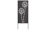 Garden Privacy Screen Black 50 X140cm Cold-rolled Steel Garden Privacy Screen Black 50 X140cm Cold-rolled Steel